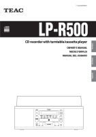 Teac LP-R500-Owners-Manual 
